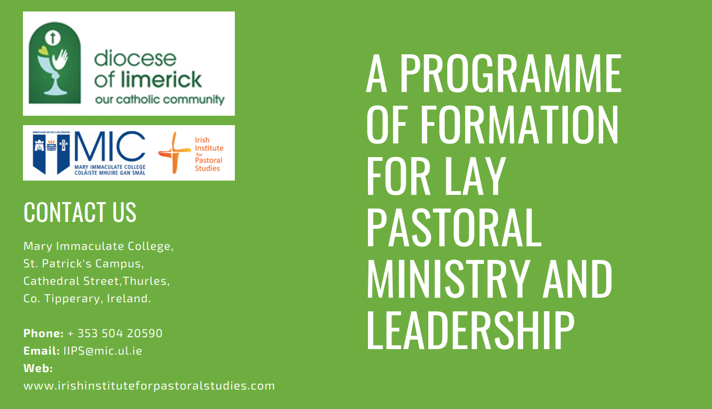 Programme of Formation for Lay Pastoral Ministry and Leadership Irish